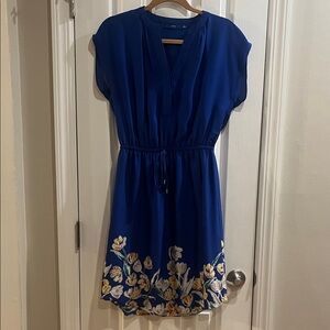 Apt. 9 Royal Blue Floral Mini Dress
